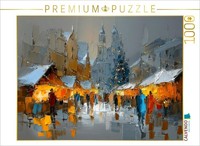 Calvendo Puzzle Germany - Picturesque Christmas Market | 1000 Pieces, Finished S