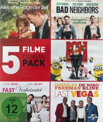 5 Filme Comedy Pack: Fast verheiratet, Bad Neighbors, Last Vegas... | Blu-Ray