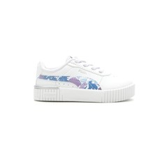 PUMA Carina 2.0 First Frost Lace Up Toddler Girls White Sneakers Casual Shoes 3