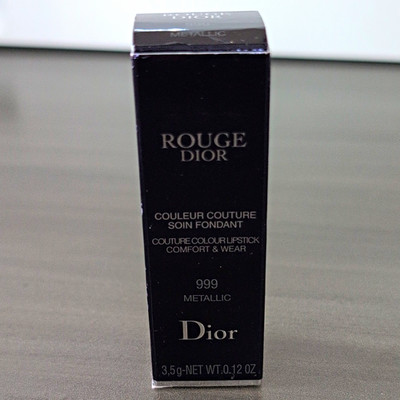 Dior Rouge Dior Couleur Couture Lipstick Stick Metallic Shade 999 0.12 oz