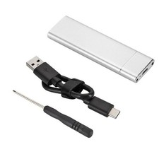 6Gbs NGFF SSD USB3.1 Type-C M.2 Hard Disk Case Adapter External Enclosure Box jj