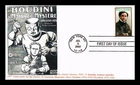 DR JIM STAMPS US COVER HARRY HOUDINI MAGICIAN FIRST DAY ISSUE