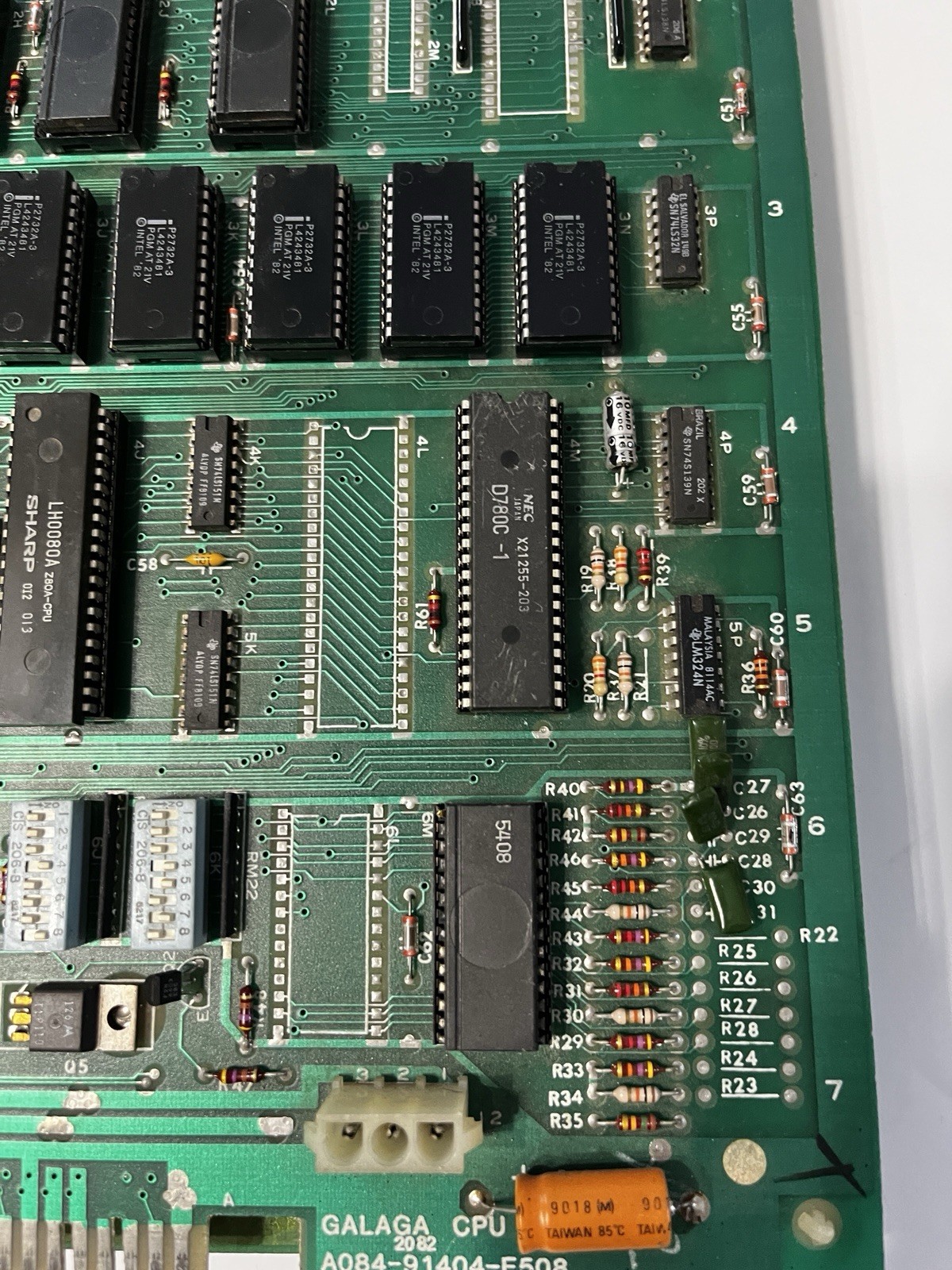 Original Galaga PCB board set,  Working and Complete.