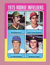 1975 Topps #623 Keith Hernandez & others Rookie Baseball Card NM