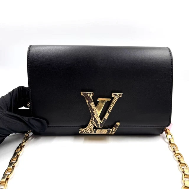 11.04 17 Louis Vuitton Chain Louise Bag Balck