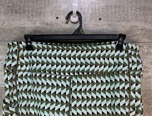 Torrid 3X Damen Trainingshose Rautengrün Muster Liege Leggings Taschen - Bild 3 von 12