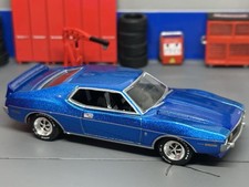 1971-1974 Amc Javelin 401ci V8 Blue Opening Hood 164 Scale