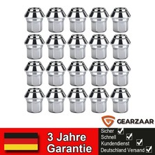 Radmuttern Kegelbund M12x1,5 SW19 Passt für Ford Alufelgen Fiesta Chrom Für Ford