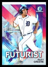 2021 Bowman Futurist Riley Greene #FUT-RG Detriot Tigers