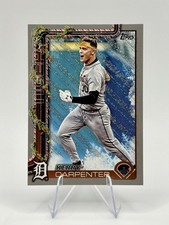 2025 Topps Holiday #H127 Kerry Carpenter Silver Glitter Holiday