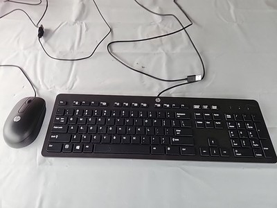 HP Computer Keyboard With HP Mouse