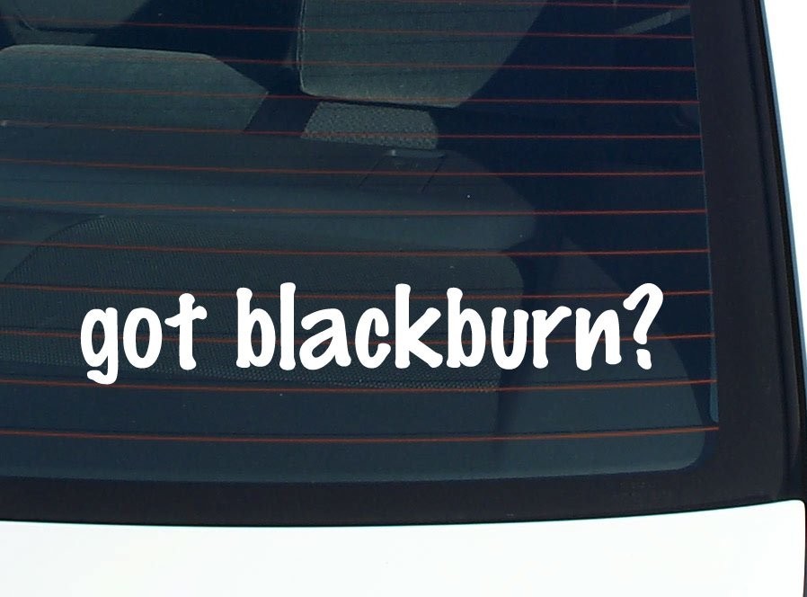 Blackburn Family Name Car Decal Vinyl Bumper Sticker Window Pride