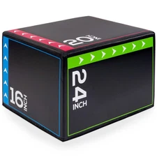 BalanceFrom Fitness 10 Pound Versatile 3 in 1 Plyometric Jumping Exercise Box