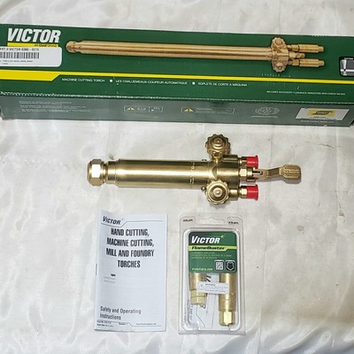 Victor MT204 Short Barrel Machine Cutting Torch & Flashback