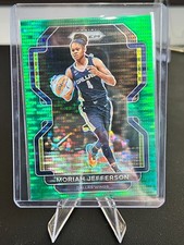 2022 Panini Prizm WNBA MORIAH JEFFERSON GREEN PULSAR PRIZM /25 WINGS