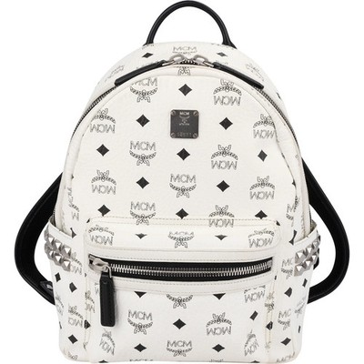 MCM Monogram Visetos Stark Side Studs Mini Backpack Rucksack