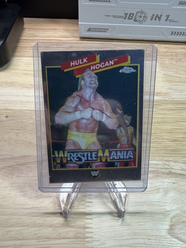 Hulk Hogan #WM-HH 2025 Topps Chrome WWE WrestleMania Recall card