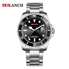 Mens Diver Wristwatch Stainless Steel Waterproof Luxury Sport Watch Boxed New 