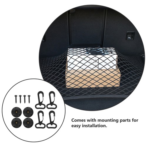 Car Mesh Organizer Vehicle Cargo Trunk Organizer Truck Bed Net Trunk Storage - Picture 10 of 12