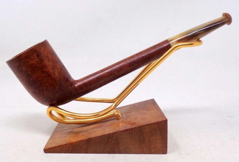 Pipe En Bois De Bruyère Et Corne - Allemande - Occasion