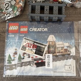 DAMAGED BOX LEGO Creator Expert Winter Toy Shop 10249 Village Station 10259 LOT