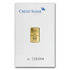 2.5 gram Gold Bar - Brand Name (w/Assay Card)