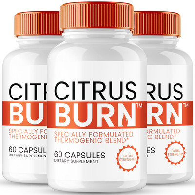 Citrus Burn Capsules, Official CitrusBurn Supplement Pills (3 Pack)