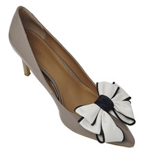 White and Black Color Bow Shoe Clips, 2pcs, Shoe Accessories, Wedding, Prom