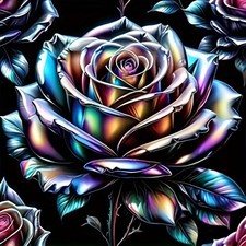Rose Diamond Painting Kits for Adults Rose DIY 5D Diamond Art Kits Full Drill D