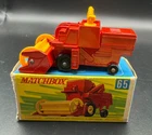 Vintage Original Boxed Lesney Matchbox #65 Combine Harvester Die-Cast Car