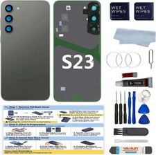 Galaxy S23 Back Glass Replacement for Samsung Galaxy S23 Back Cover with Lens