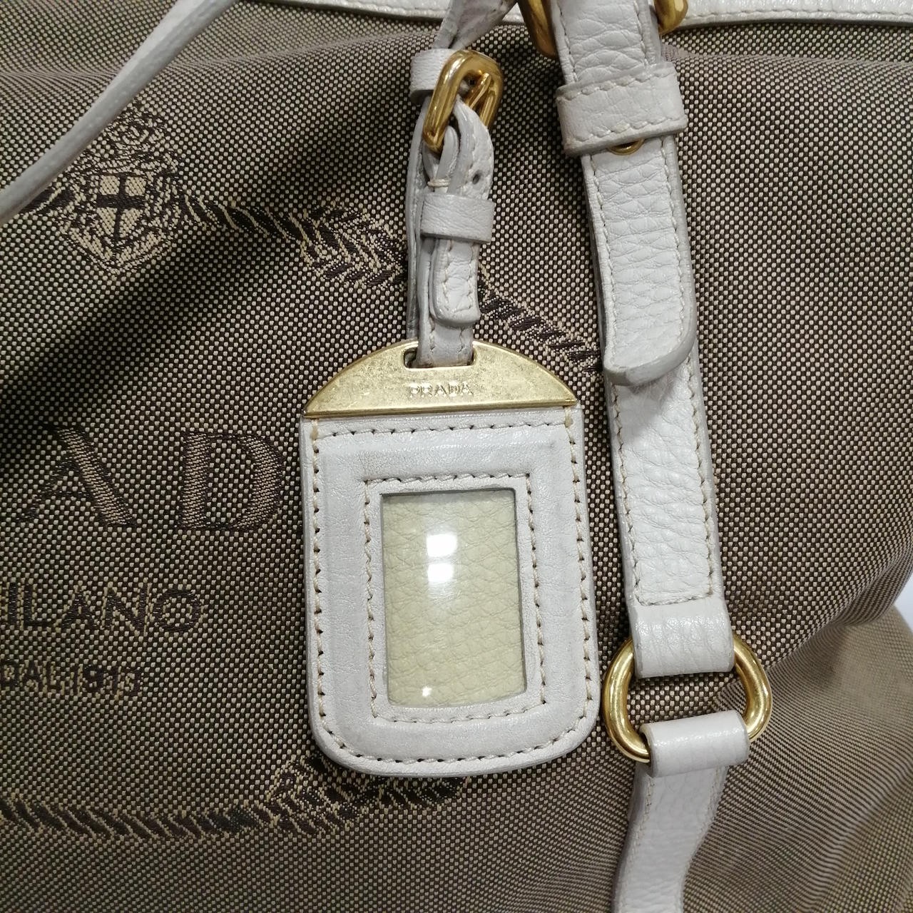 Center Logo 2Way Bag Model Brown Prada JjL89 thumbnail 2