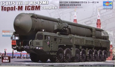 TRP01082 1:35 Trumpeter 15U175 TEL of RS-12M1 Topol-M ICBM Complex