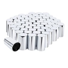 33mm x 3 1/2" Lug Nut Cover ABS Chrome Plastic Cylinder Nut 60 3 1/2" Chromed