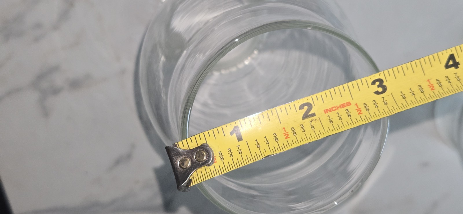 VTG GLASS OIL HURRICANE BEADED TOP LAMP CHIMNEY GLOBE SHADE 8.5" HIGH 3" FITTER