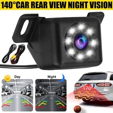 170° CMOS Car Rear View Backup Camera Reverse 8 LED Night Vision Waterproof Cam