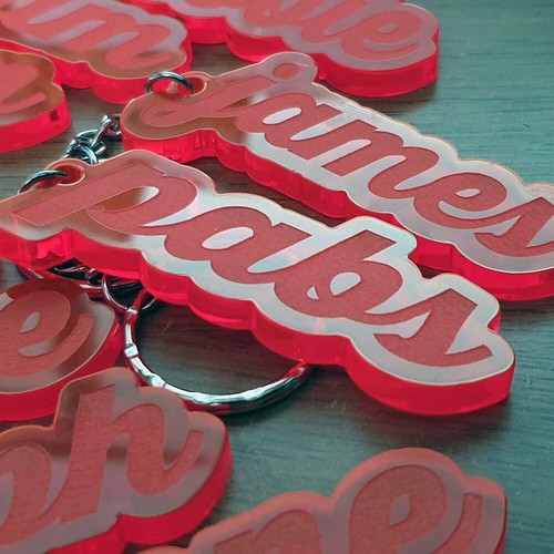 Personalised FROZEN KEYRING KEYCHAIN GIFT ANY NAME SCHOOL BAG WORD TEACHER WOW - 第 5/7 張圖片