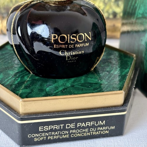 READ Vtg Christian Dior POISON Esprit de Parfum Perfume 1.7 oz 50 ml ORIGINAL - Picture 2 of 10