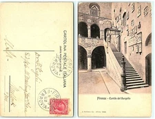S02-5346, CORTILE DEL BARGELLO, FIRENZE, ITALY 1907 TO NEW YORK CITY, USA