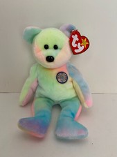 Ty Beanie Baby Birthday Bear B.B. Bear 1999