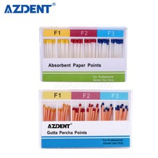 AZDENT Dental Endodontic Gutta Percha Tips Absorbent Paper Endo Root Use F1F2F3