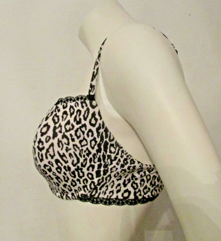 Sujetador Balconette Cosabella Italia Estampado Animal Encaje Forrado en Espuma con Aros 36C Foto 2 de 4