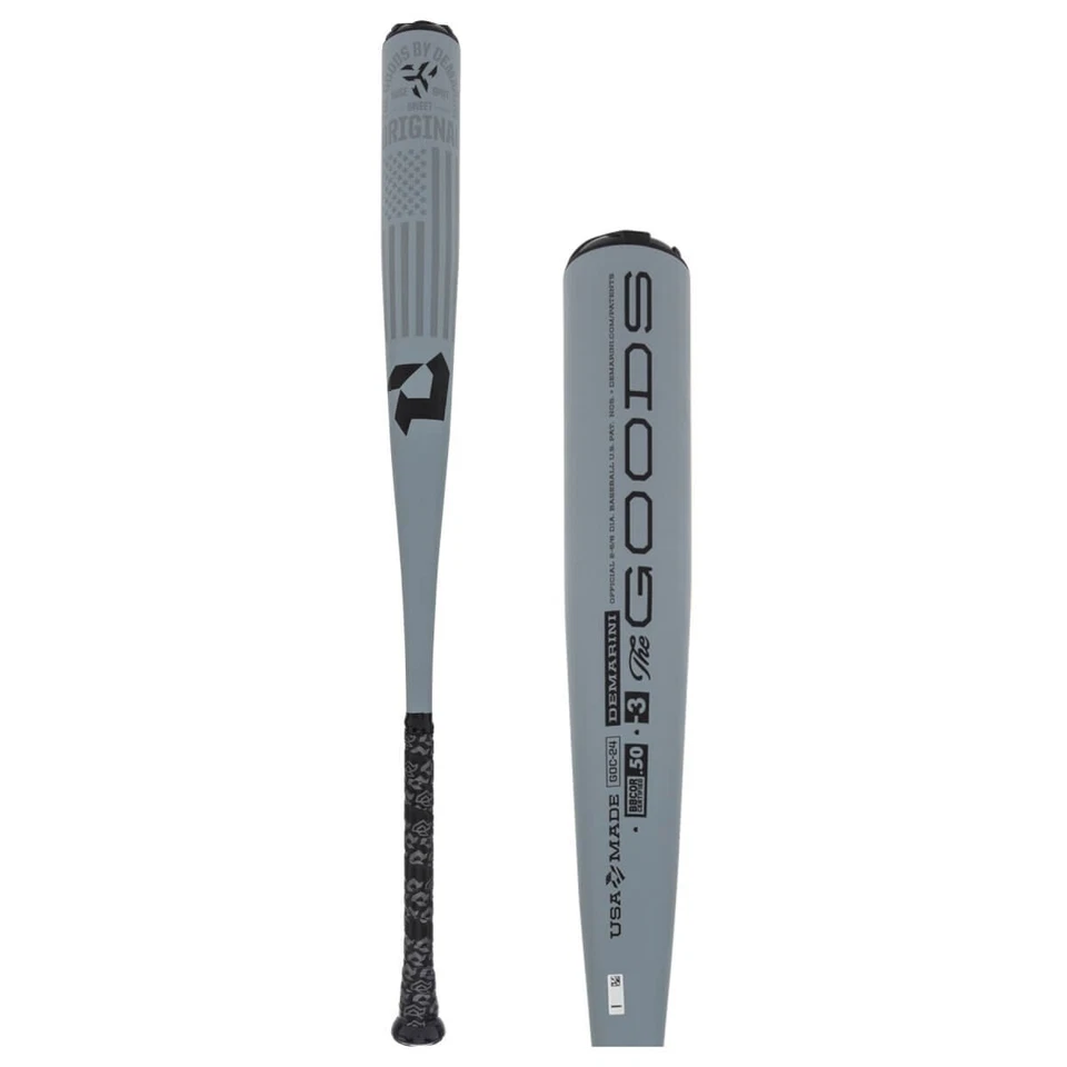 DeMarini 2024 The Goods One Piece (-3) WBD2463010 BBCOR Baseball Bat