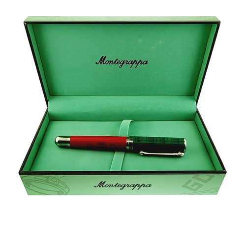Montegrappa ISMXO3EE Penna stilografica proprietario monopoly pennino medio - Foto 2 di 9