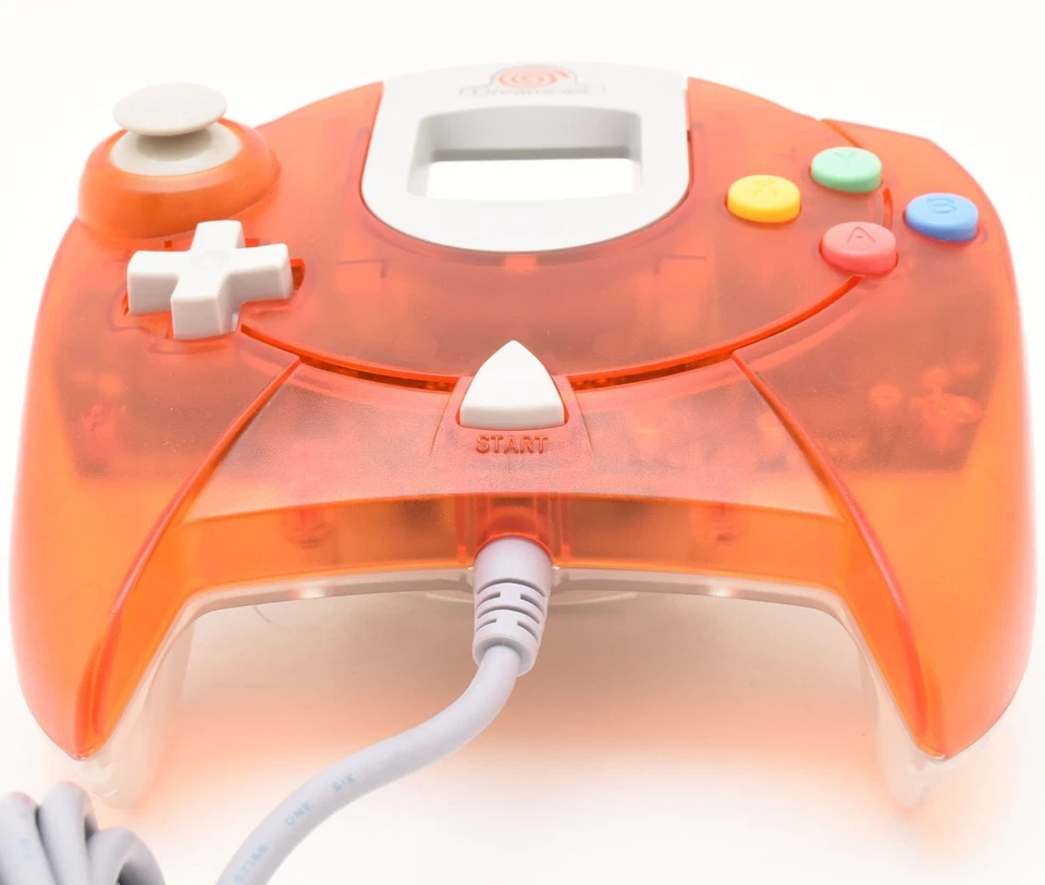 Sega Dreamcast DC Controller Clear Orange Visual Memory US Red Set Rare Japan JP - Image 4 of 4