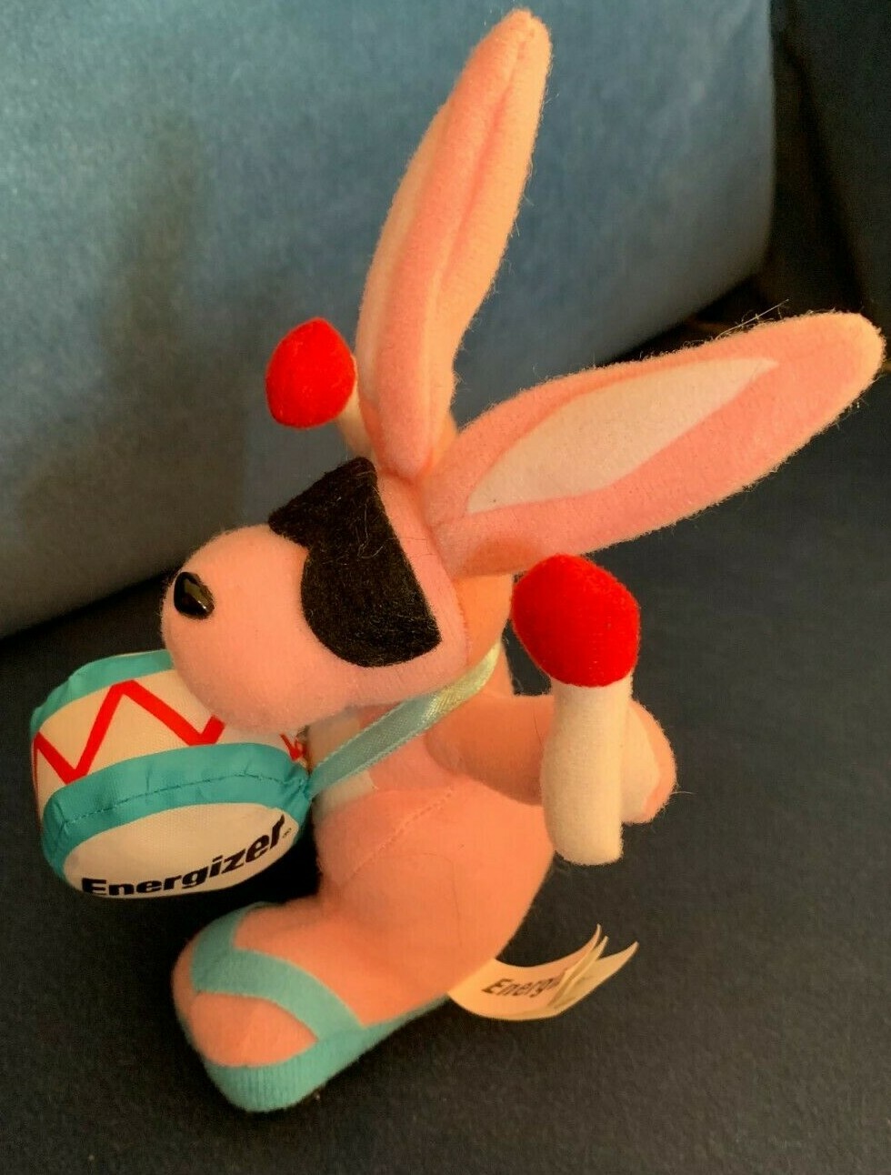 2010 Energizer Bunny Beanie Plush 7 Inch Tall