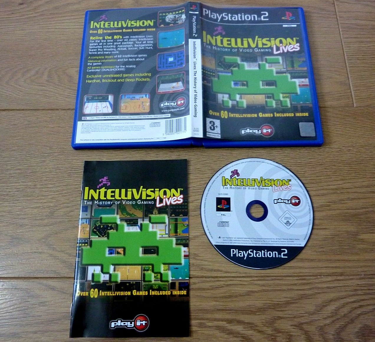 Intellivision Lives The History of Video Gaming for Sony Playstation 2 PS2 PAL