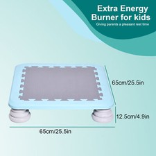 Kids Trampoline 25"Rebound Mini Bouncing Bed For Toddlers Sensory Training Toy