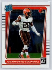 2021 Donruss Optic #274 Jeremiah Owusu-Koramoah