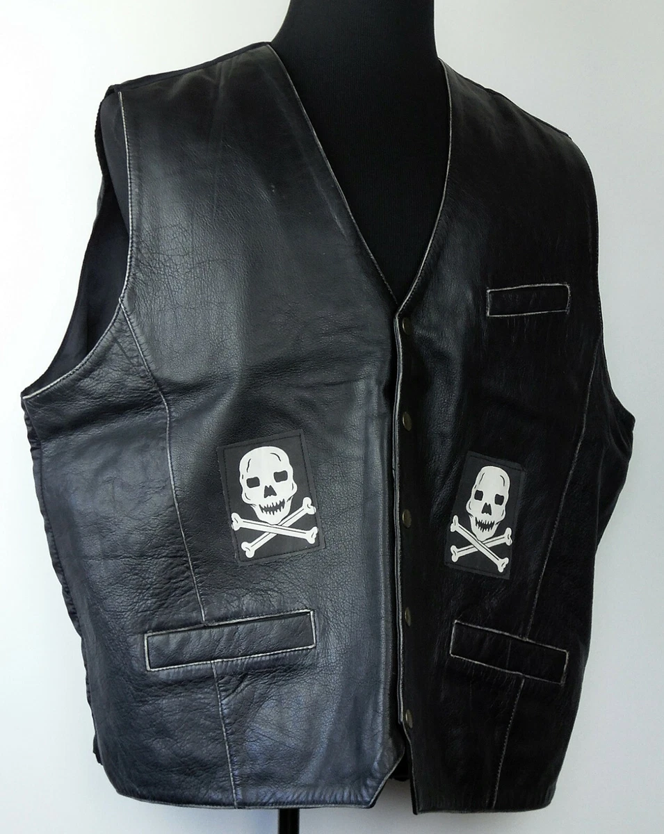 Skull patches for leather jackets clearance